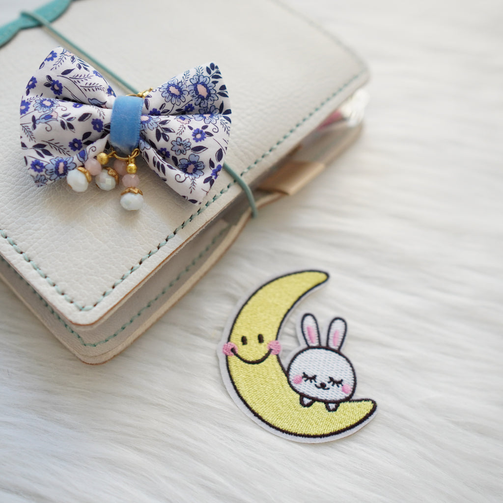 Fabric Patch : Constellation // Moon Bunny