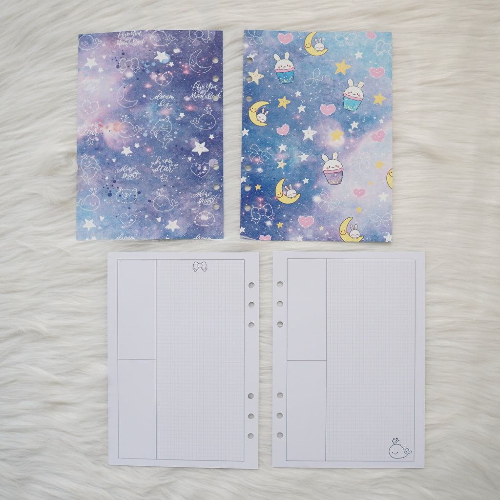 Disc / Rings Planner Inserts - Constellation // Weekly (Annie Plans Collab)