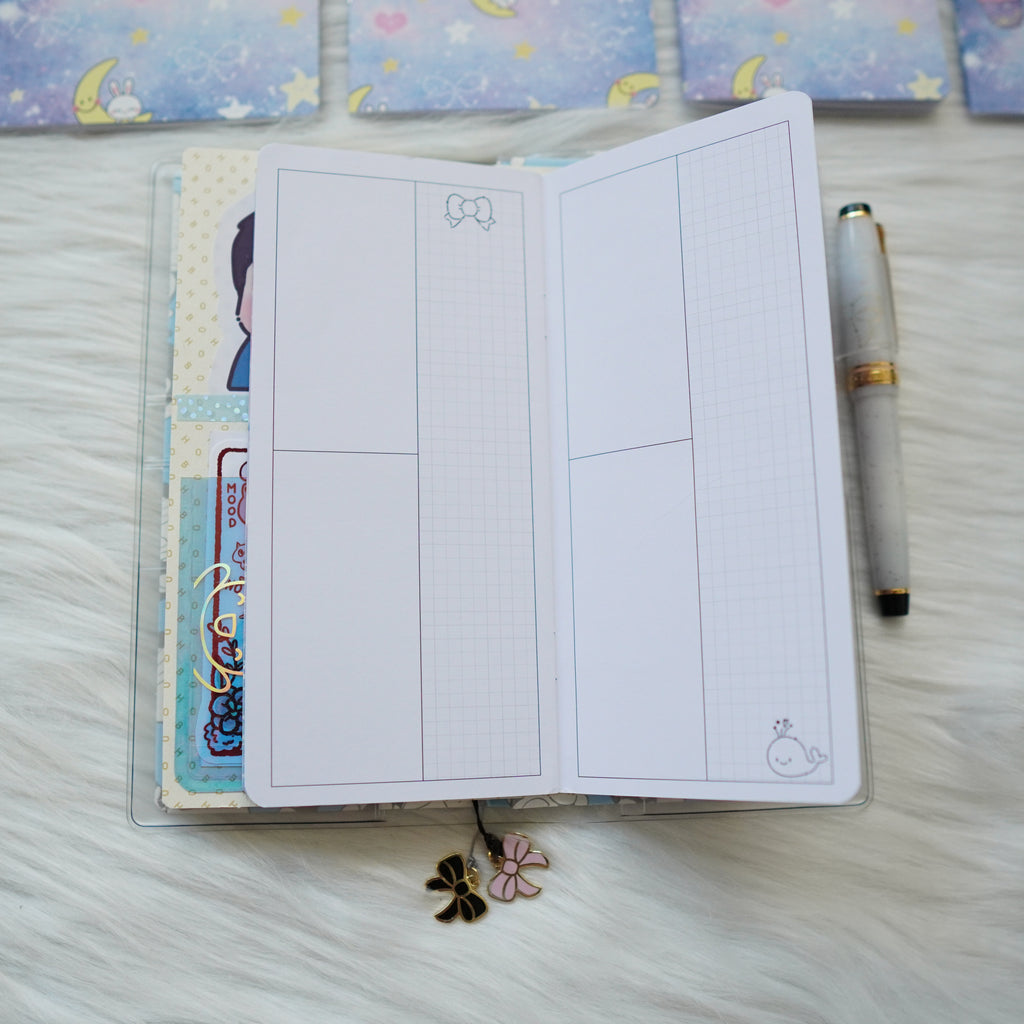 Travel Notebook (All Sizes) - Constellation // Weekly of 4 page // Collabs with Annie Plans Printables