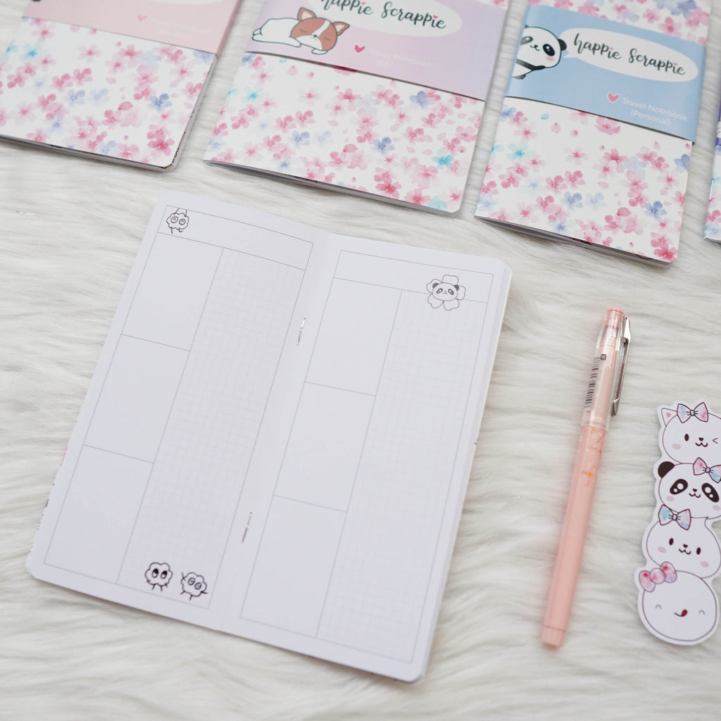 Travel Notebook (All Sizes) - Blossom  // Daily // Collabs with Annie Plans Printables