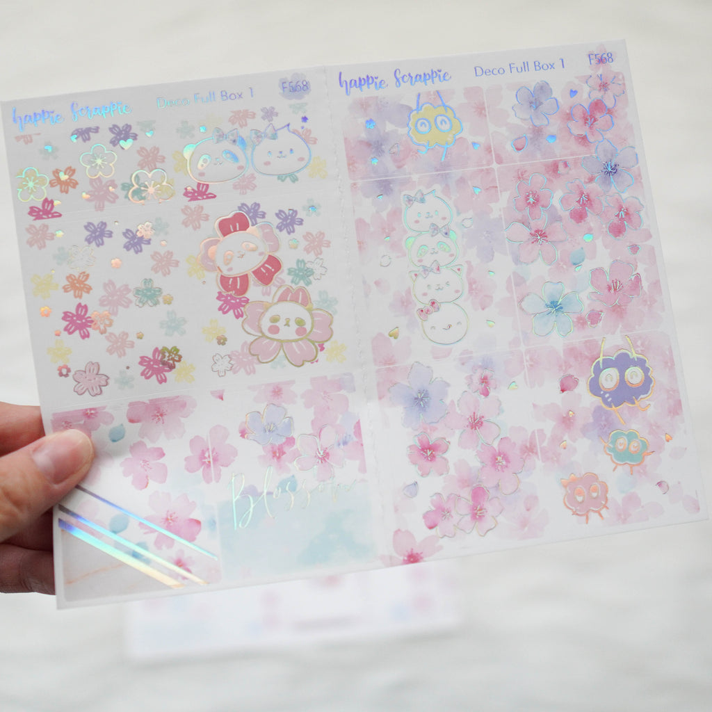 Sticker Kit - Blossom (3 Deco Full Boxes) - Foiled Stickers (F568 / F569 / F570)