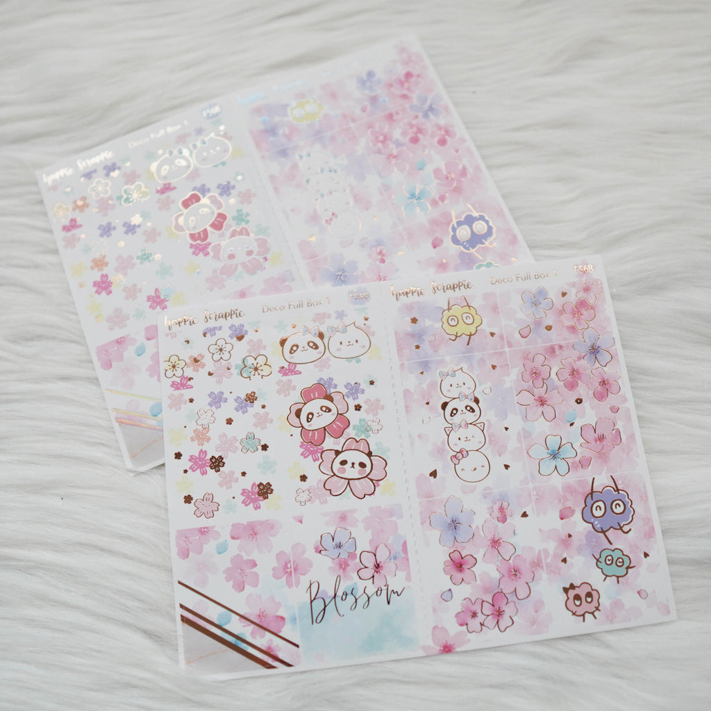 Sticker Kit - Blossom (3 Deco Full Boxes) - Foiled Stickers (F568 / F569 / F570)