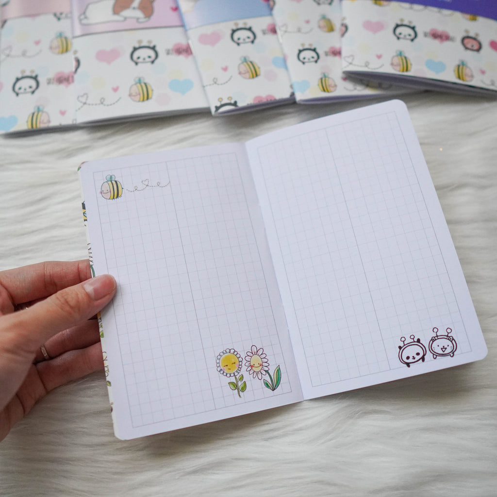 Travel Notebook (All Sizes) - Bee-YOU-tiful // Daily & Grid // Collabs with Annie Plans Printables