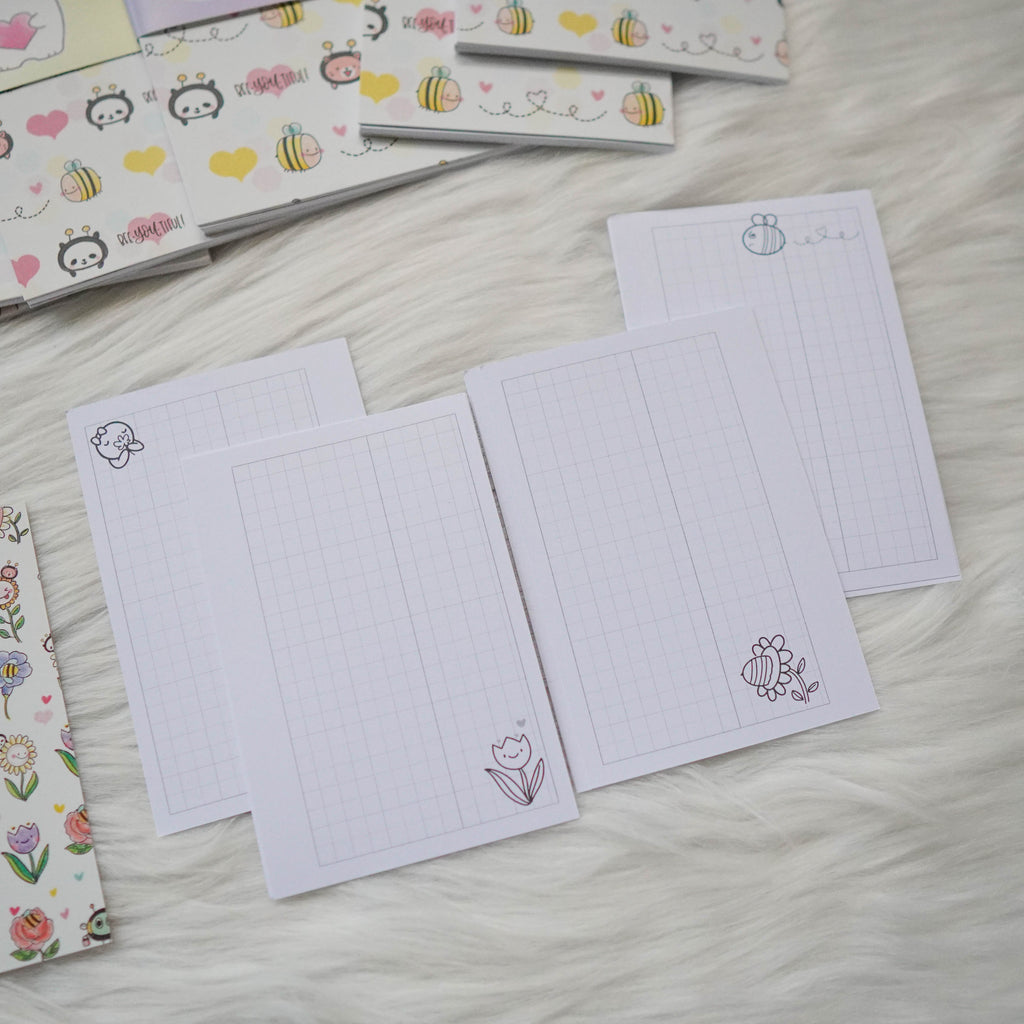 Disc / Rings Planner Inserts - Bee-YOU-tiful // Daily & Grid (Annie Plans Collab)
