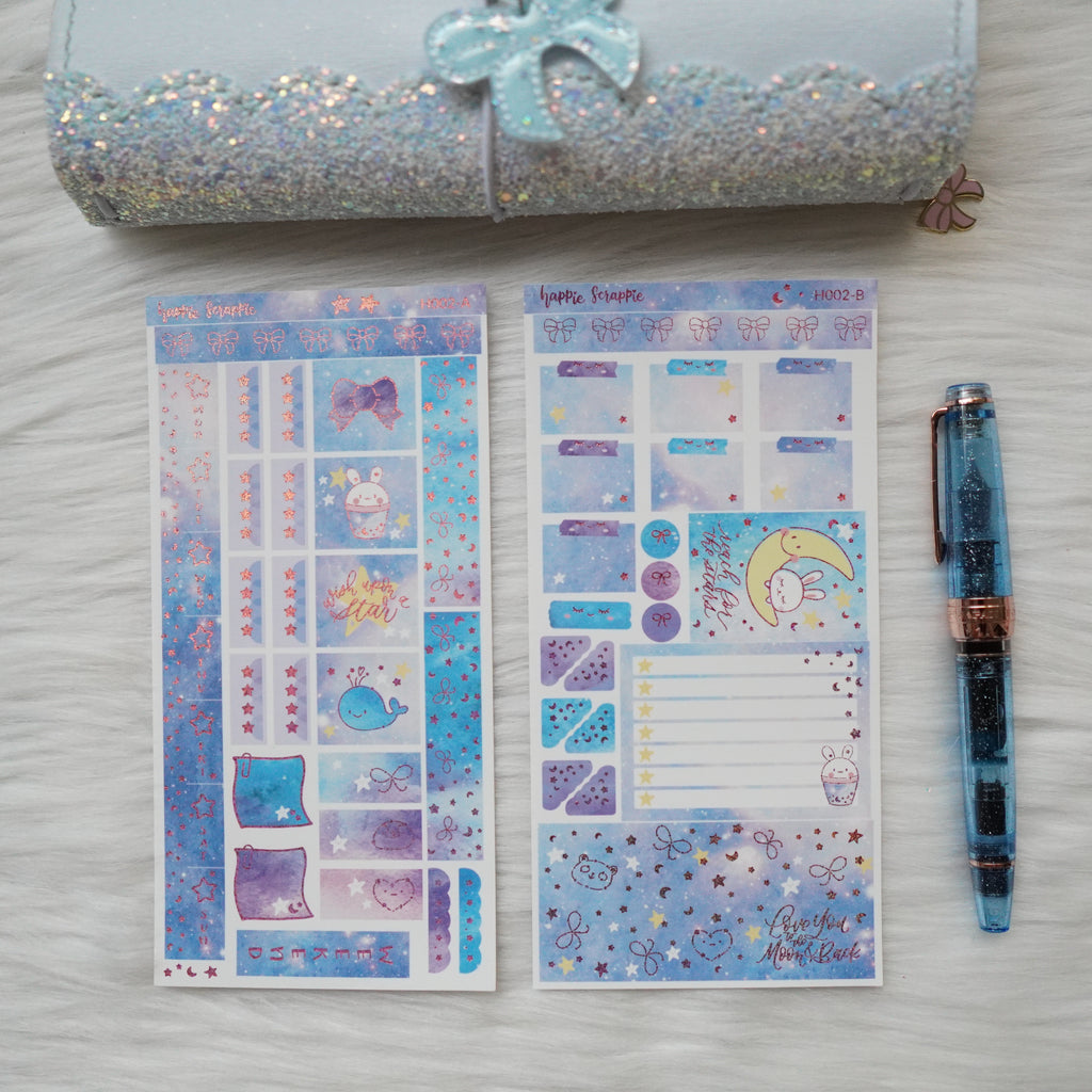 Hobonichi Weeks Sticker Kit - Constellation // H002 - Foiled Stickers