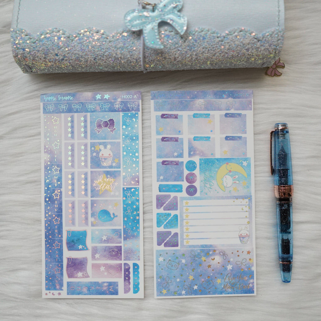 Hobonichi Weeks Sticker Kit - Constellation // H002 - Foiled Stickers