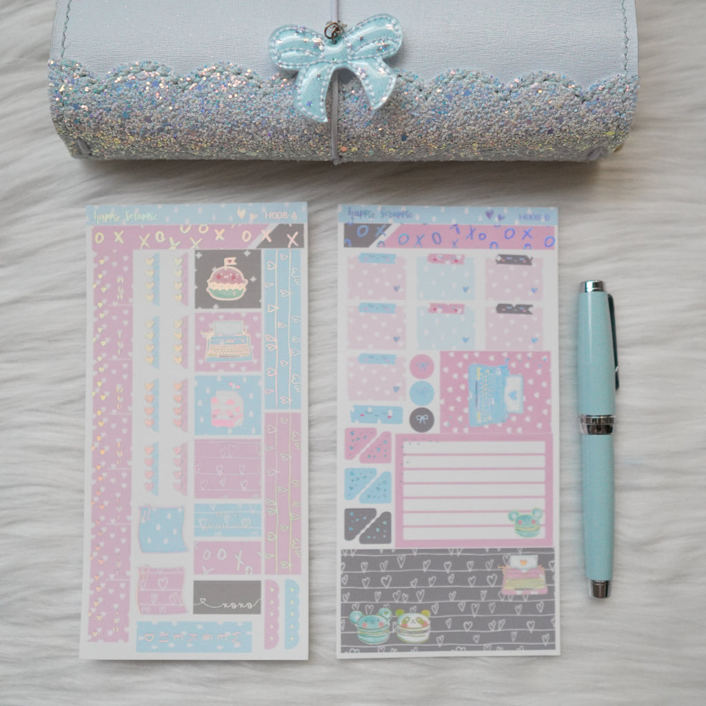 Hobonichi Weeks Sticker Kit - You Are Just My Type // H008 - Foiled Stickers