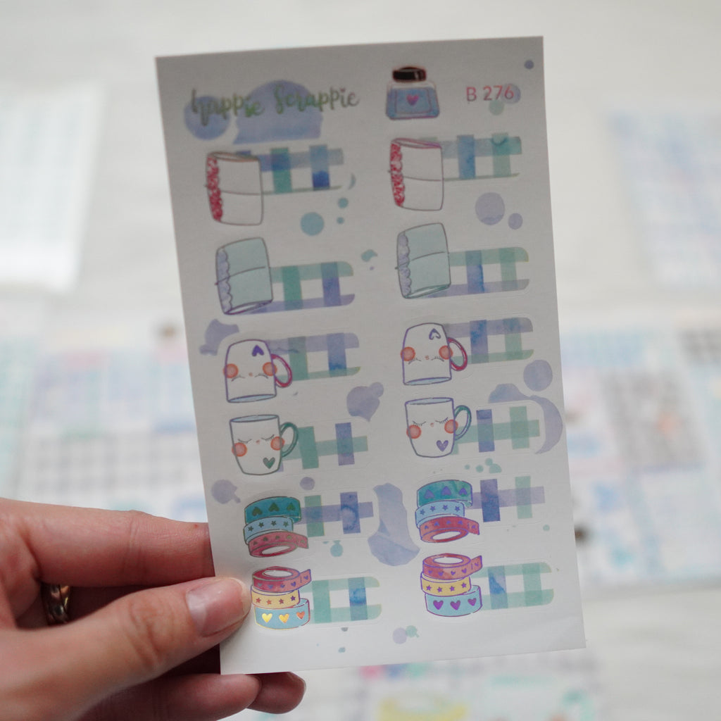 Planner Stickers : My Favorite Things // Foiled Tabs (B276)
