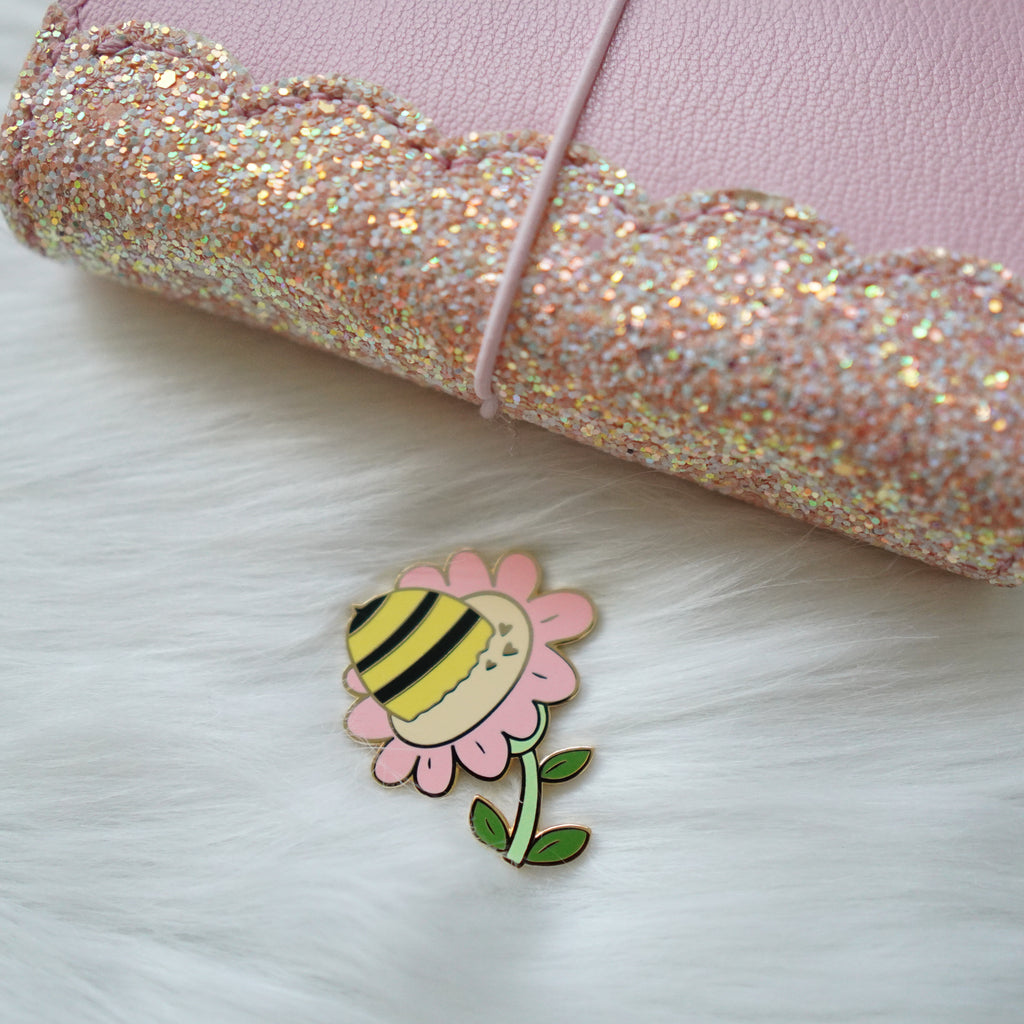Pins : Bee Booties //  Magnetic Backing