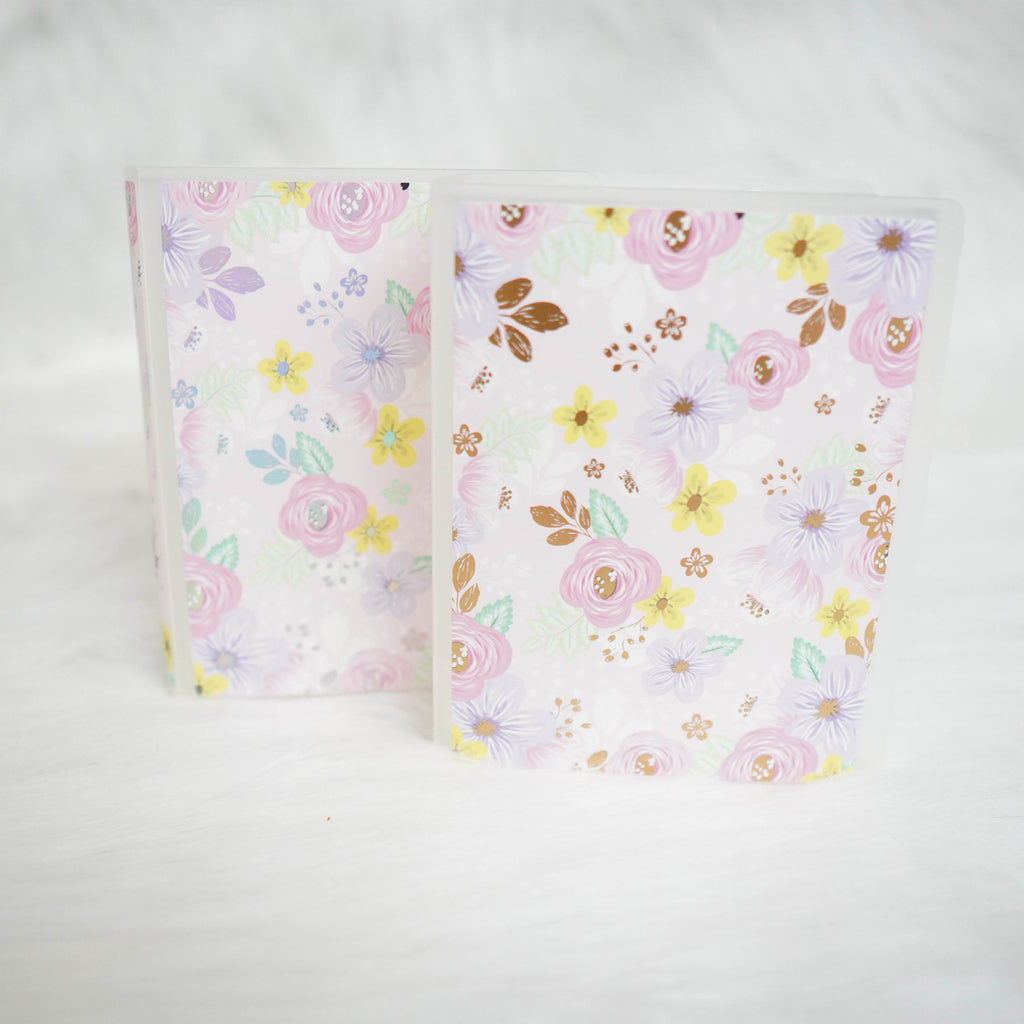 Sticker Album : Jumbo Sized Sticker Albums // J013 - Hello Petite Paper Collab (Floral)