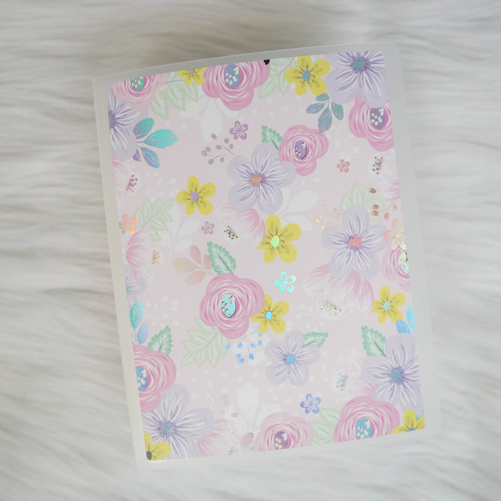 Sticker Album : Jumbo Sized Sticker Albums // J013 - Hello Petite Paper Collab (Floral)