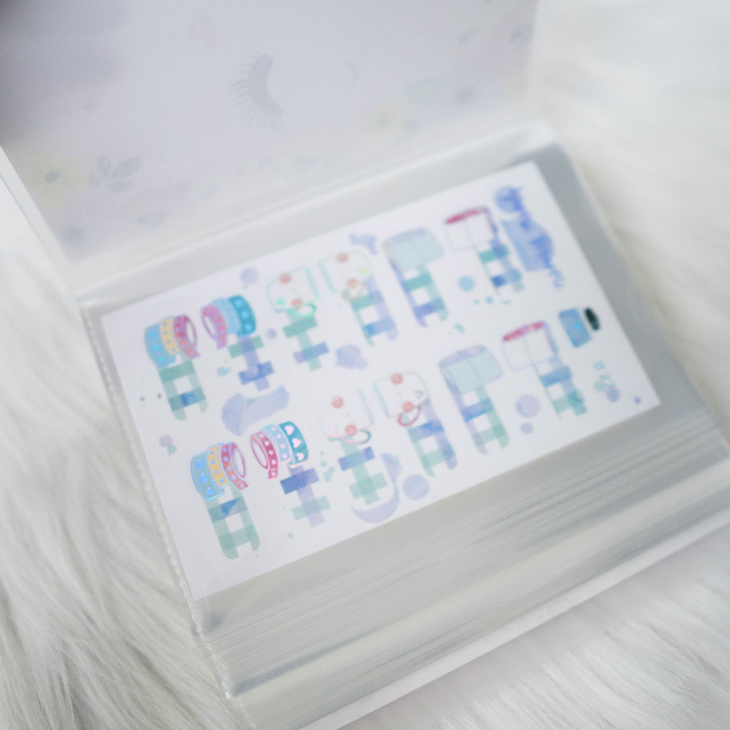 Sticker Album : Regular Sticker Albums // A080 - Hello Petite Paper Collab (Floral)