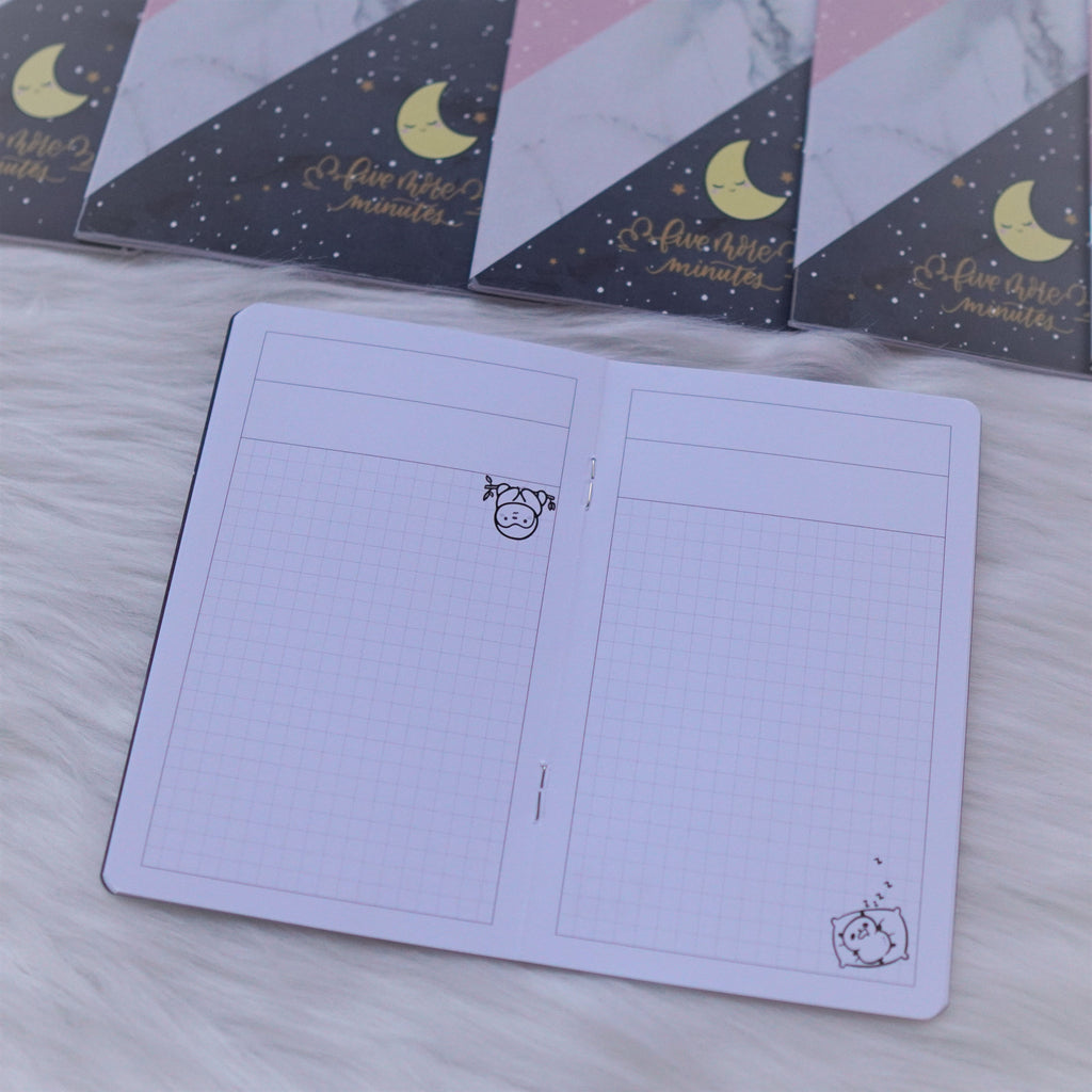 Travel Notebook (All Sizes) - Me Time // Grid with header for 15mm spacing (Annie Plans Collab)