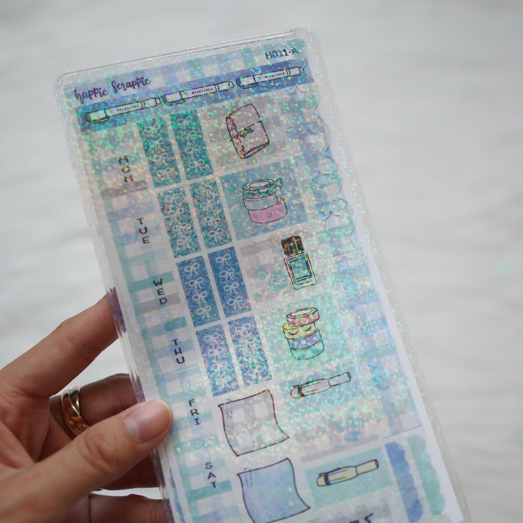 Jelly Sleeve / Pocket : Hobonichi Weeks (Scallop Border)