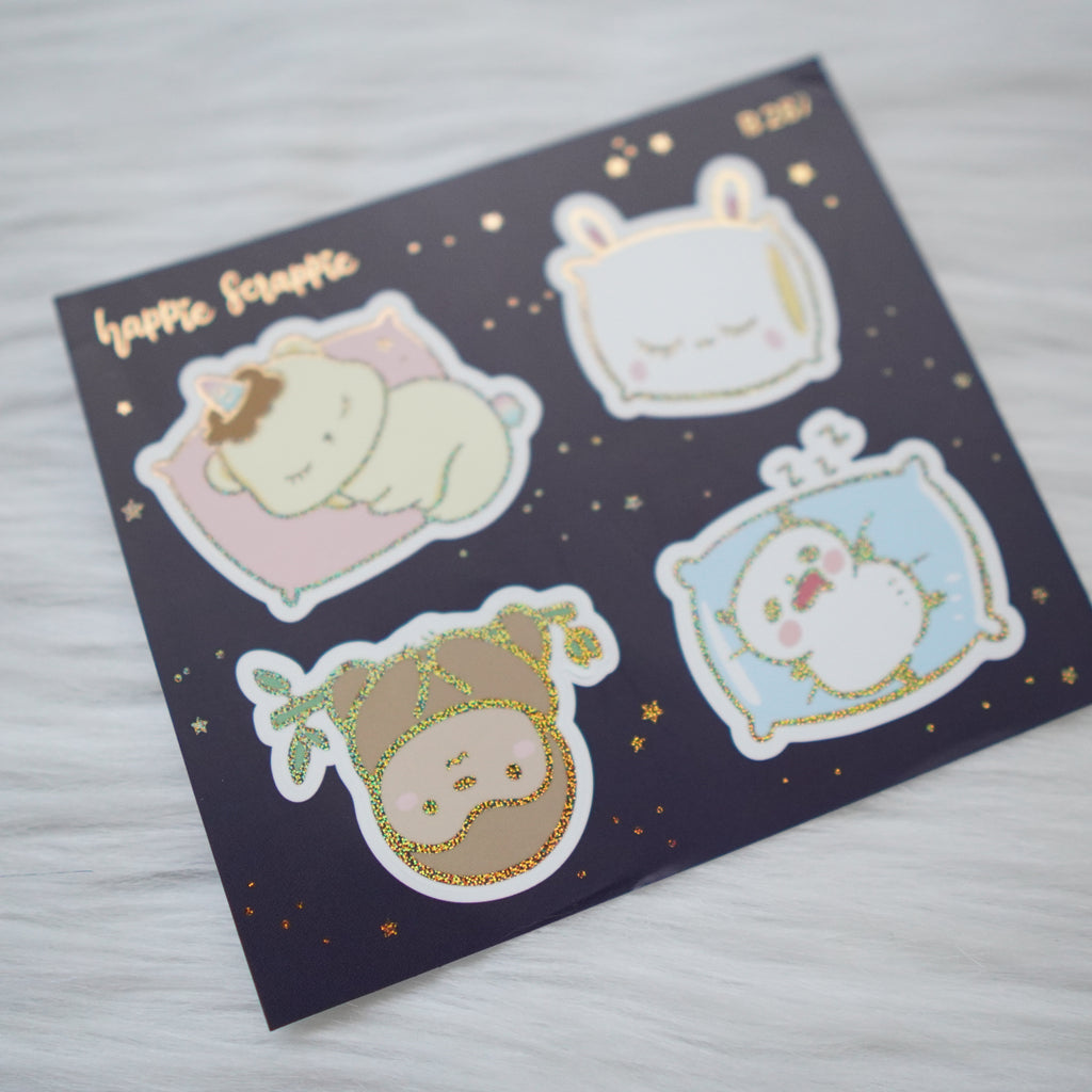 Foiled Stickers : Me Time // Big Elements (Collab with Happy Daya / OnceMoreWithLove) - B287