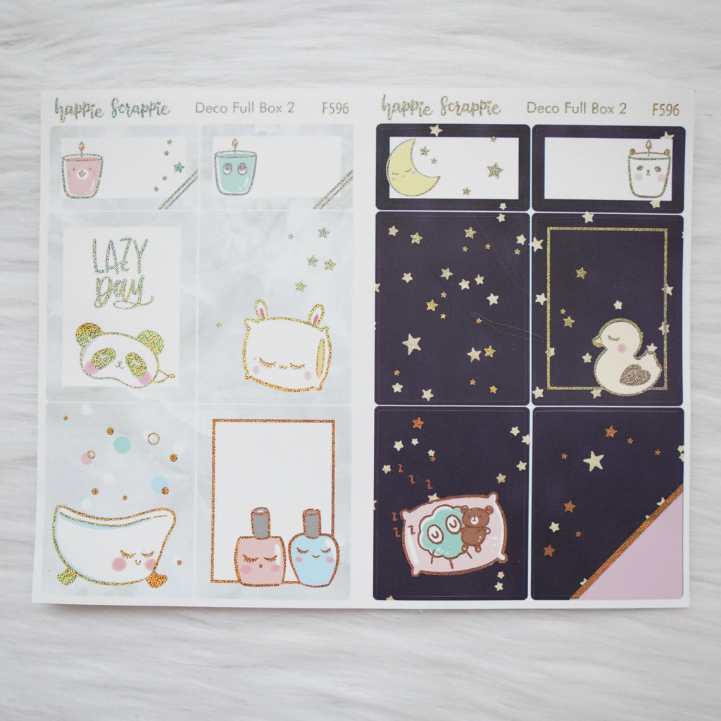 Sticker Kit - Me Time (3 Deco Full Boxes) - Foiled Stickers (F595 / F596 / F597)