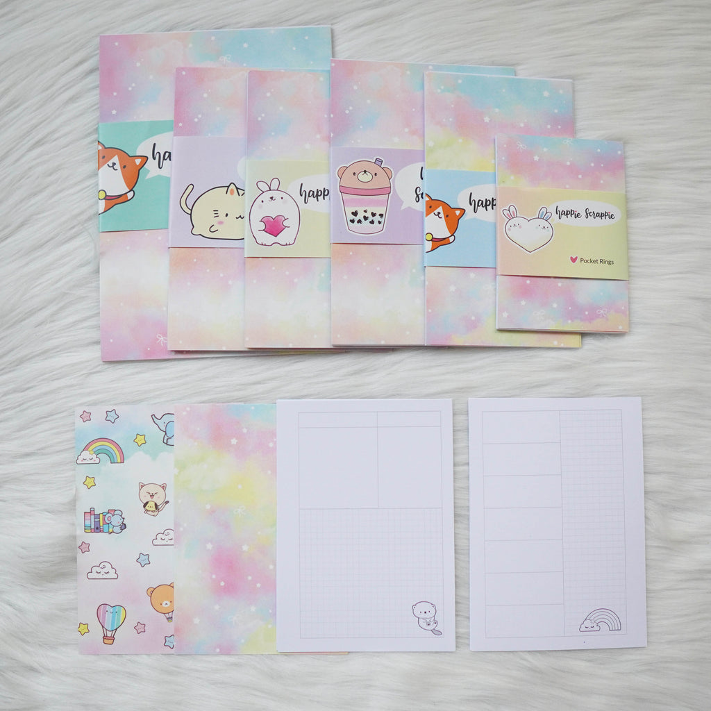 Disc / Rings Planner Inserts - You're My Happy Rainbow // Week-On-2-Page (Annie Plans Collab)