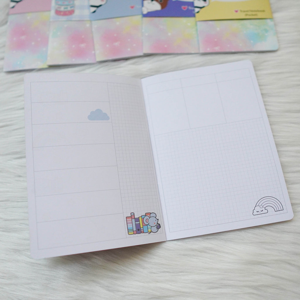 Travel Notebook (All Sizes) - You're My Happy Rainbow // Week-On-Two-Page (Annie Plans Collab)