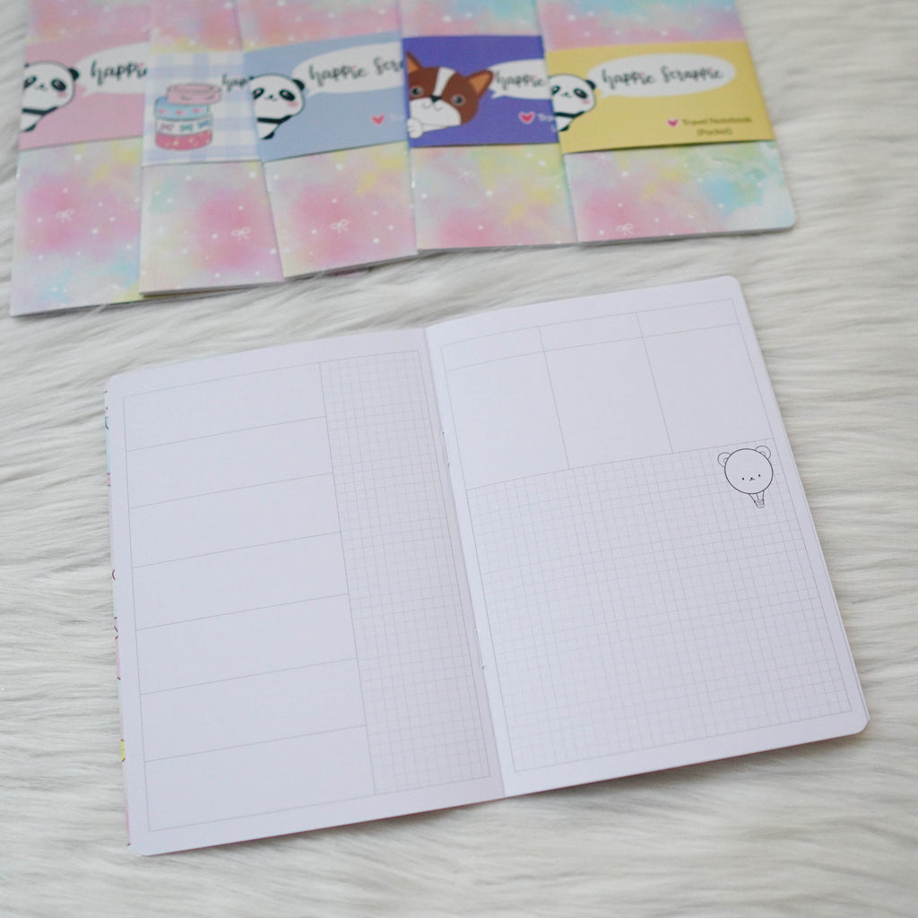 Travel Notebook (All Sizes) - You're My Happy Rainbow // Week-On-Two-Page (Annie Plans Collab)