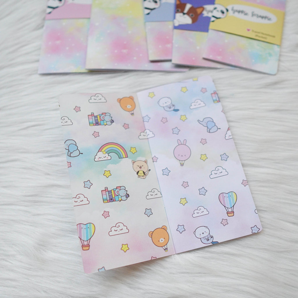 Travel Notebook (All Sizes) - You're My Happy Rainbow // Week-On-Two-Page (Annie Plans Collab)