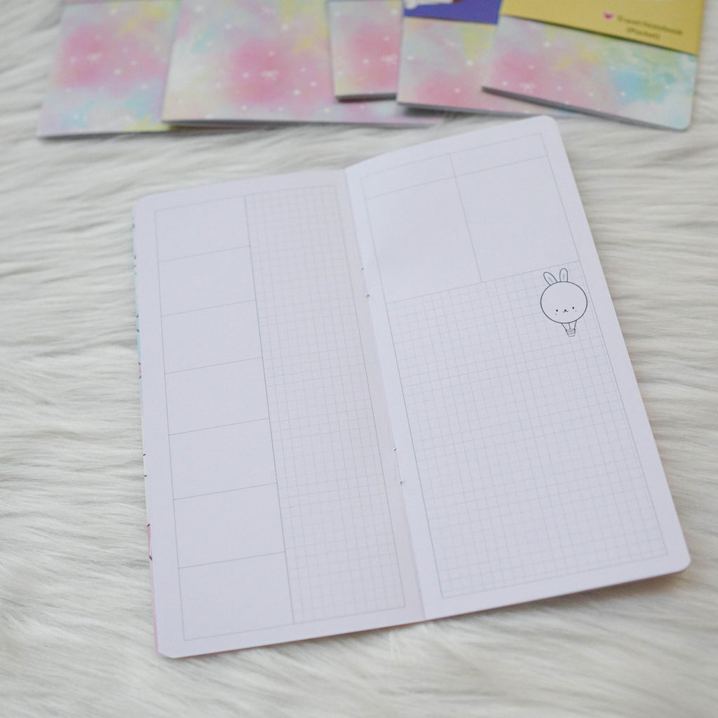 Travel Notebook (All Sizes) - You're My Happy Rainbow // Week-On-Two-Page (Annie Plans Collab)