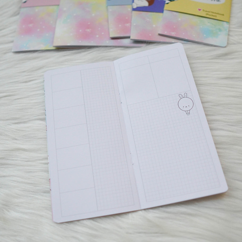 Travel Notebook (All Sizes) - You're My Happy Rainbow // Week-On-Two-Page (Annie Plans Collab)