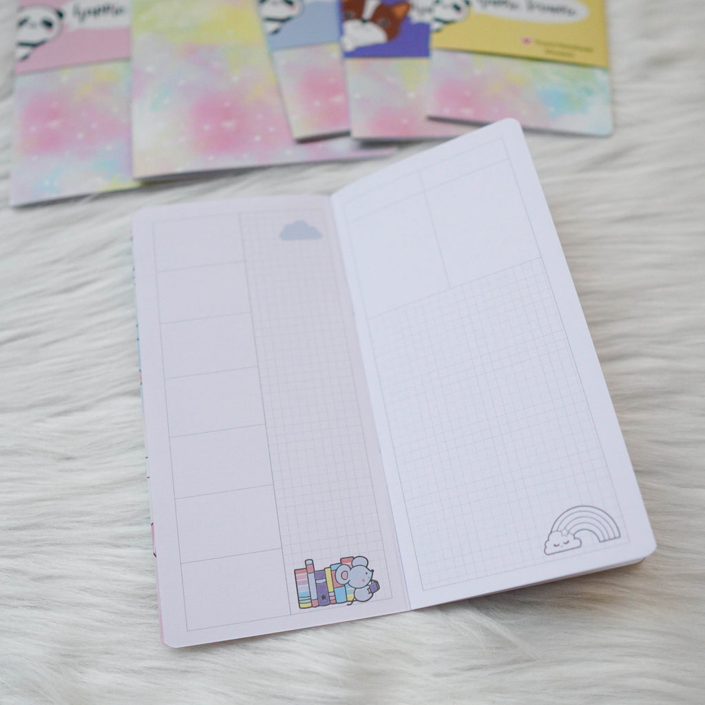 Travel Notebook (All Sizes) - You're My Happy Rainbow // Week-On-Two-Page (Annie Plans Collab)