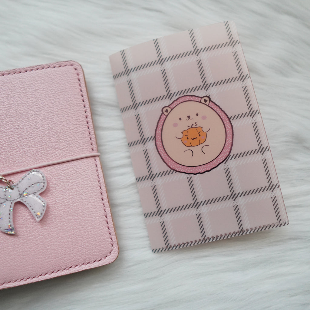 Regular Sticker Folder : Warm & Fuzzy // Hedgehog Sticker Storage Folder (Rose Gold Foiled)