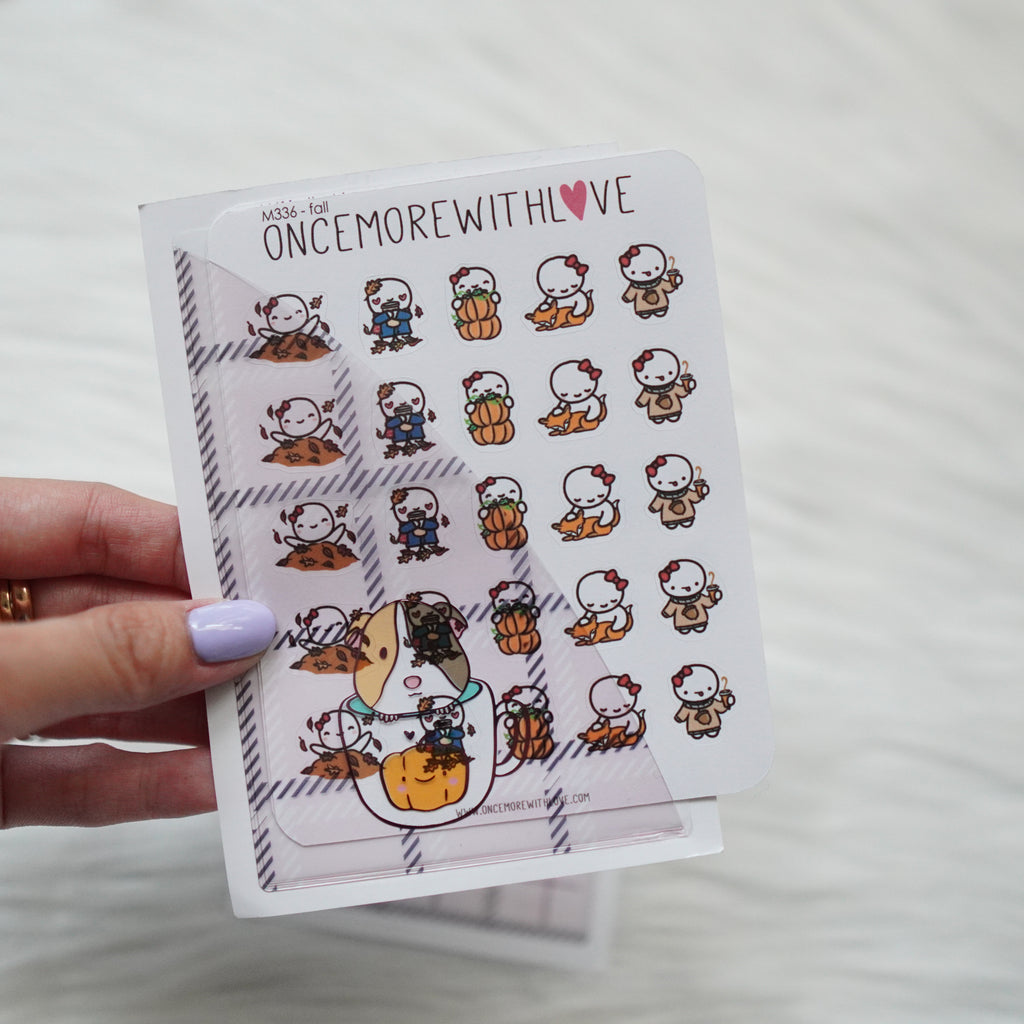 Stickie Pockets : Warm & Fuzzy //Rose Gold Foil (Set of 3)
