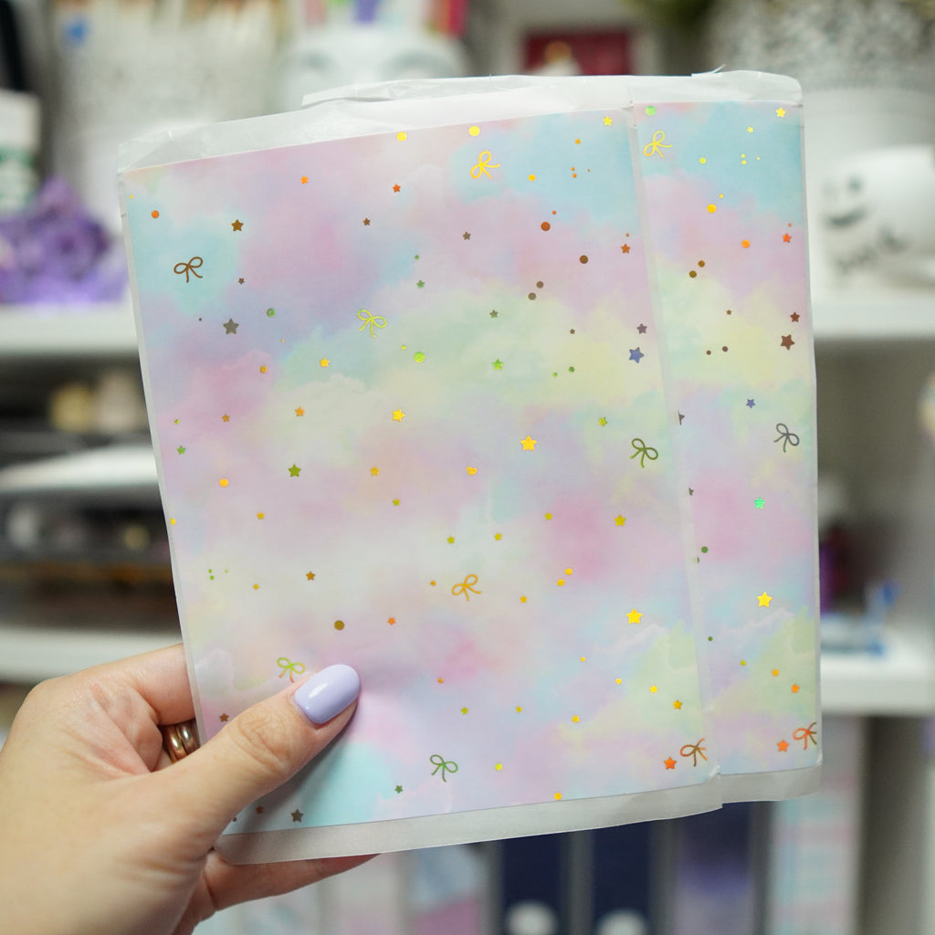 Sticker Album : Jumbo Sized Sticker Albums // J015 - Rainbow Tiny Bows