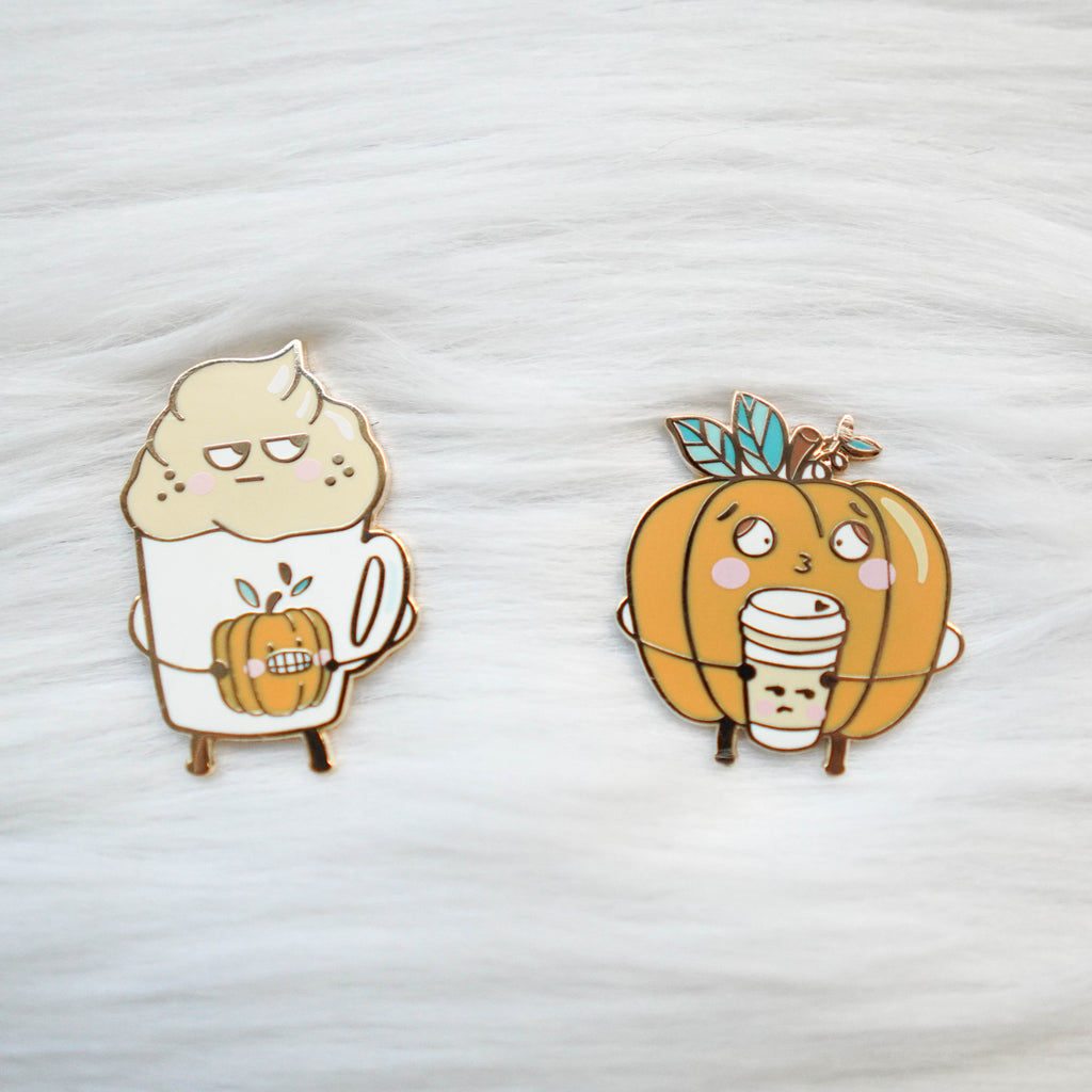 Pins : Pumpkin Spice Latte //  Magnetic Backing