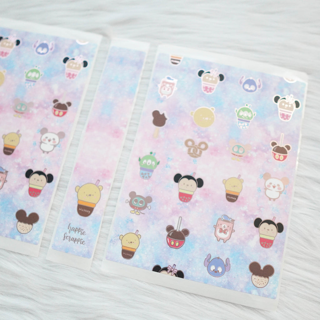Sticker Album : Regular Sticker Albums // A092 - Magical Snacks (Collab with Sparkly Paper Co & Happy Daya)