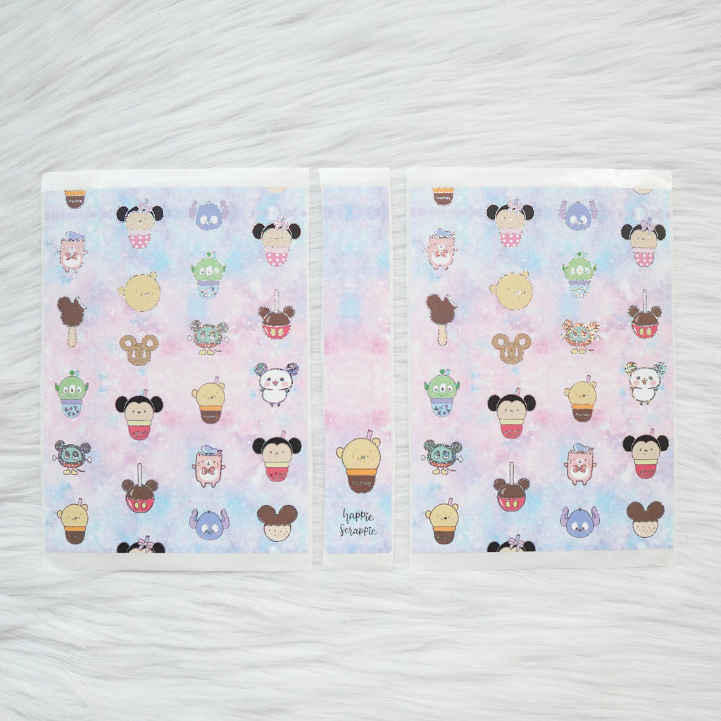 Sticker Album : Jumbo Sized Sticker Albums // J025 - Magical Snacks (Collab with Sparkly Paper Co & Happy Daya)