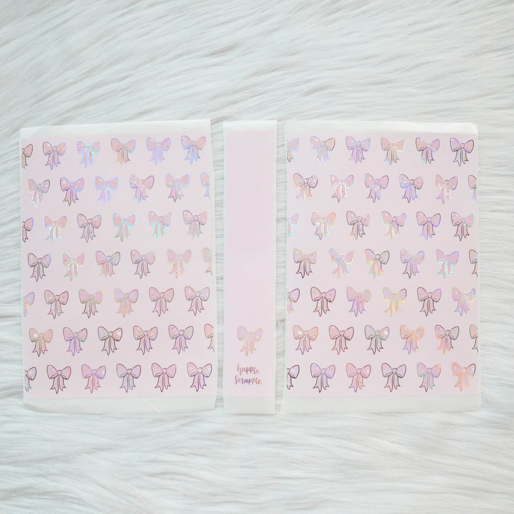 Sticker Album : Jumbo Sized Sticker Albums // J023 - RCD Bows (Rose Colored Daze Collab)