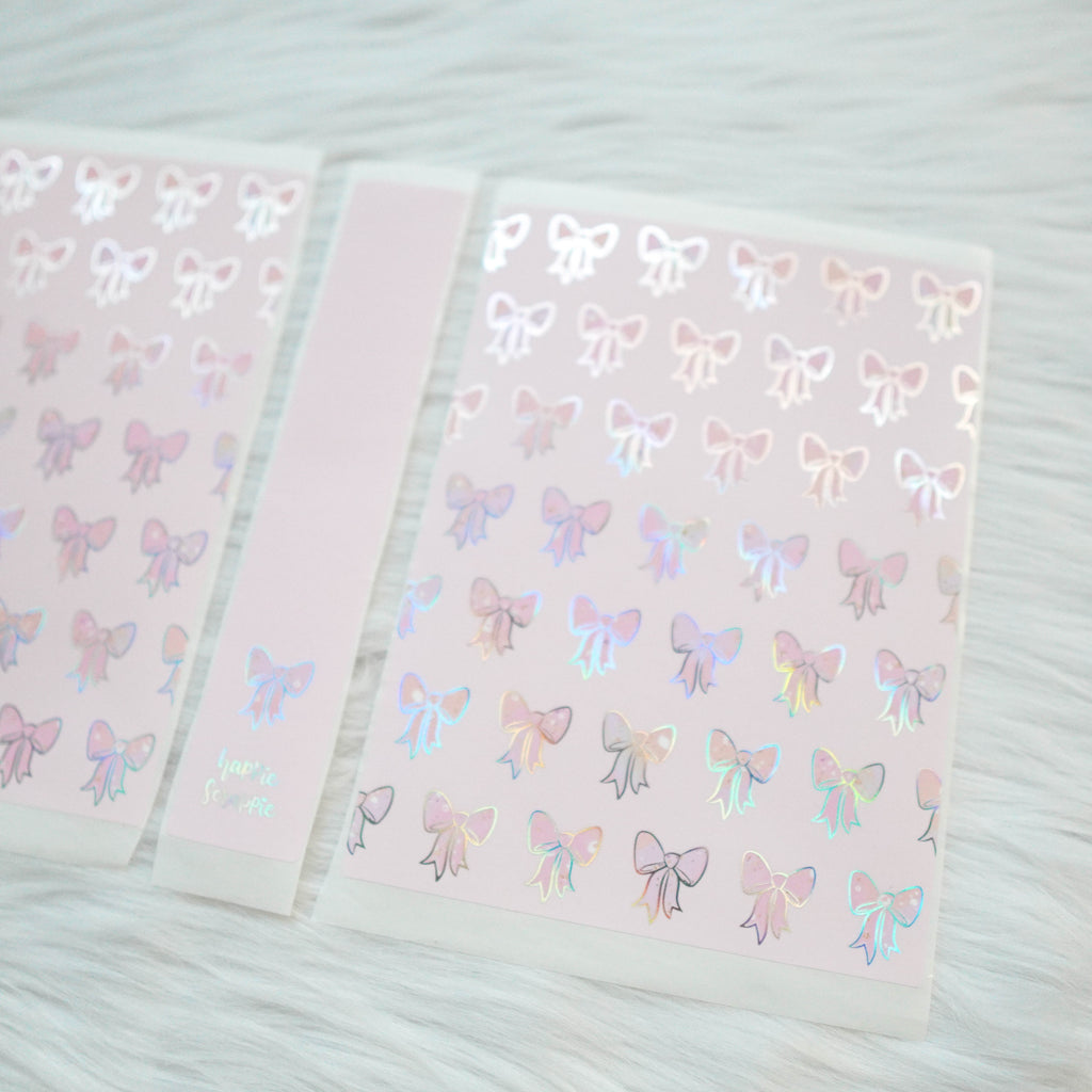 Sticker Album : Jumbo Sized Sticker Albums // J023 - RCD Bows (Rose Colored Daze Collab)