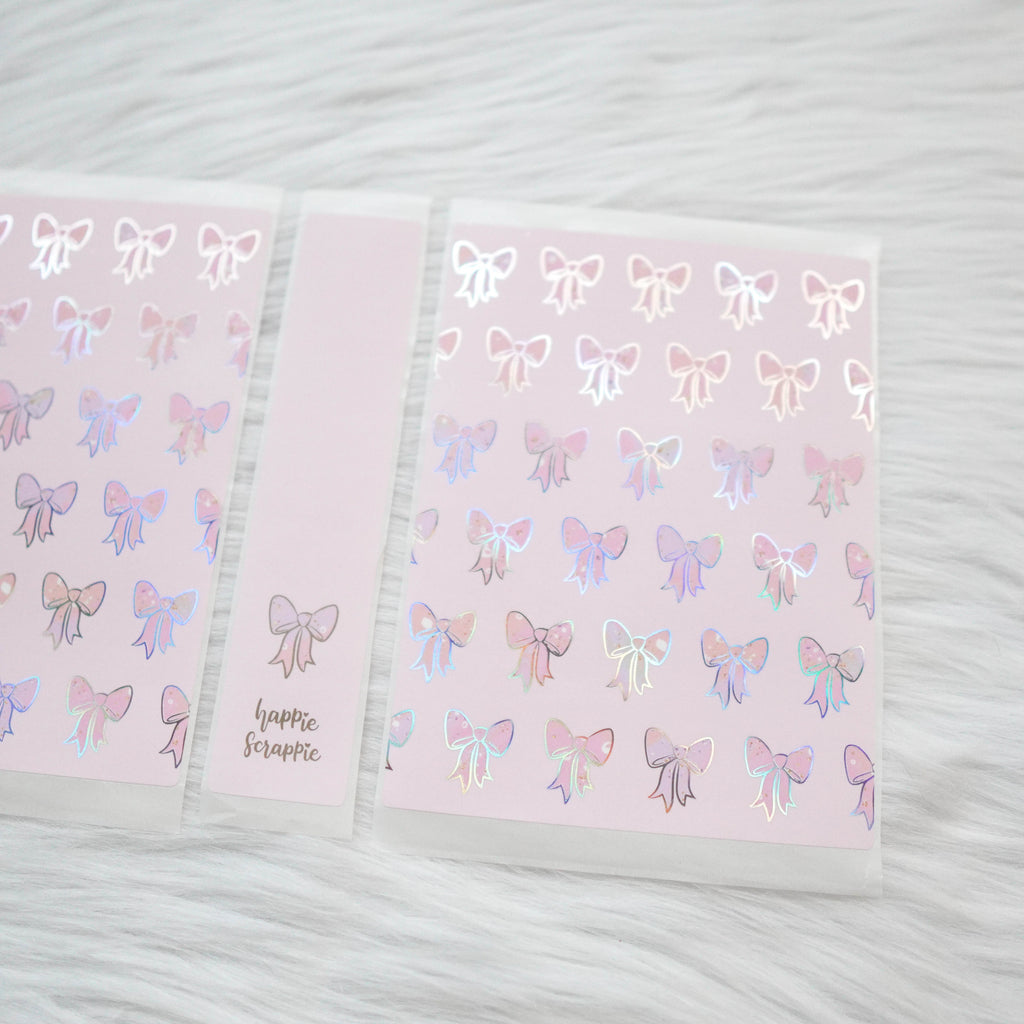 Sticker Album : Regular Sticker Albums // A090 - RCD Bows (Rose Colored Daze Collab)