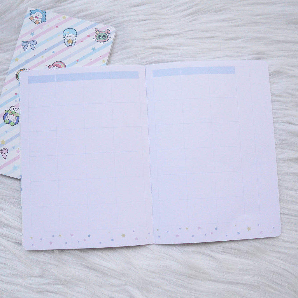 Travel Notebook (All Sizes) - Cutie Patootie // Weekly (With Month View)