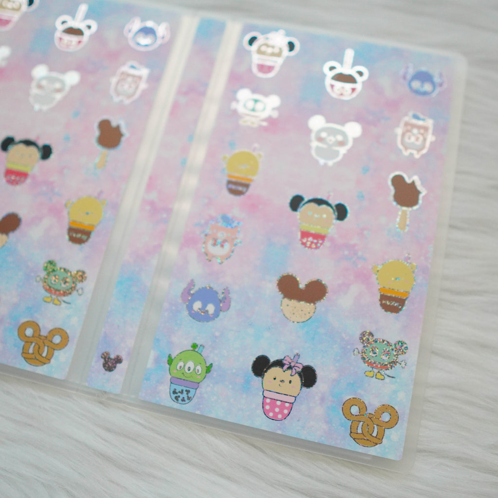 Sticker Album : Hobo Weeks Albums // W013 - Magical Snacks (Collab with Sparkly Paper Co & Happy Daya)