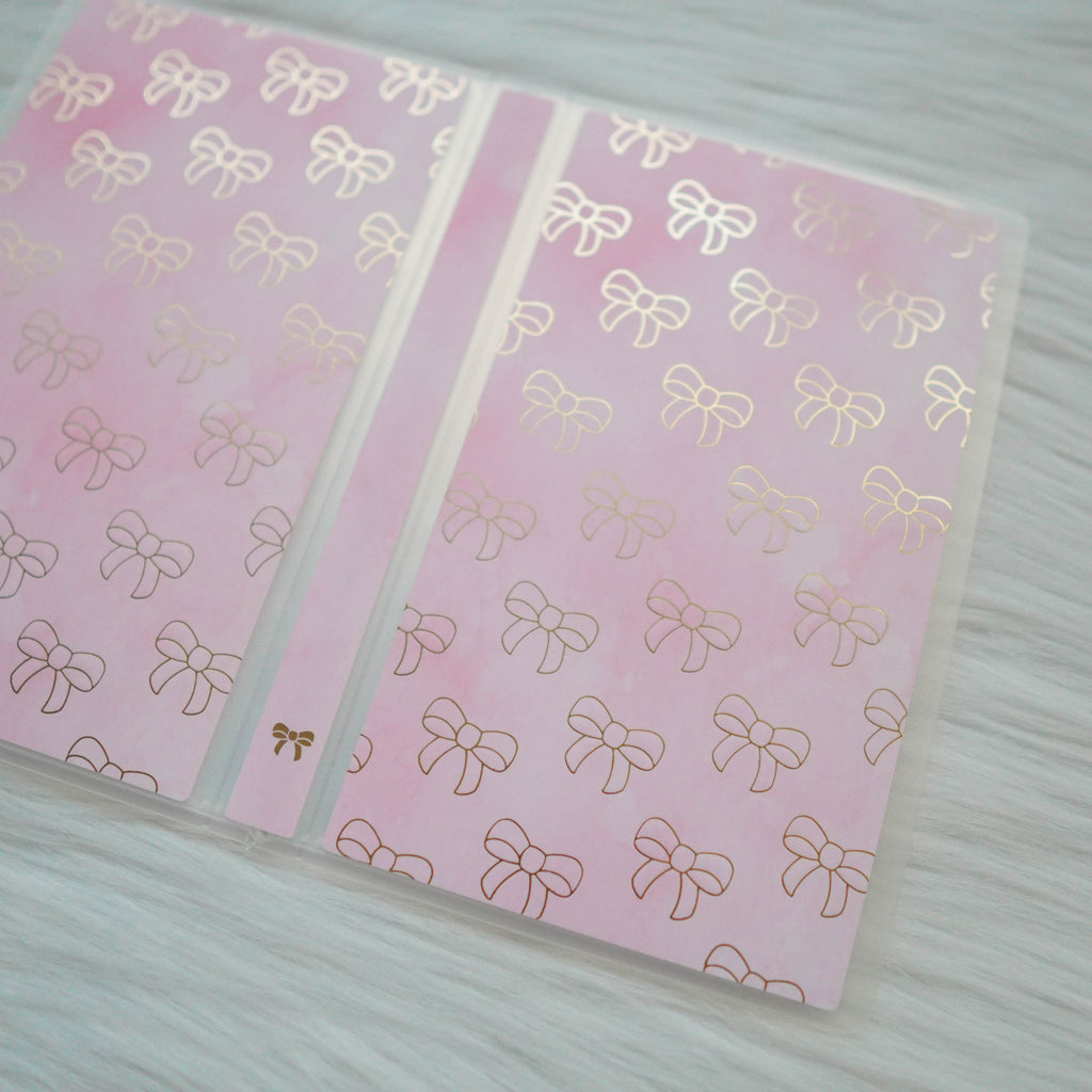 Sticker Album : Hobo Weeks Albums // W008 - Pink Pip Bow (Collab With Fox And Pip)