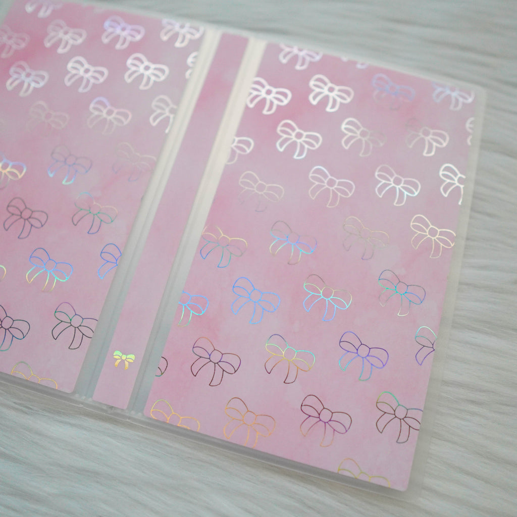 Sticker Album : Hobo Weeks Albums // W008 - Pink Pip Bow (Collab With Fox And Pip)