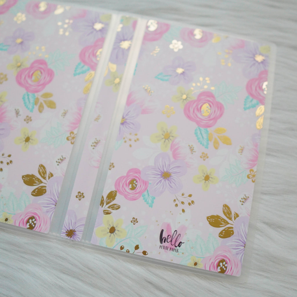Sticker Album : Hobo Weeks Albums // W007 - Floral (Collab With Hello Petite Paper))
