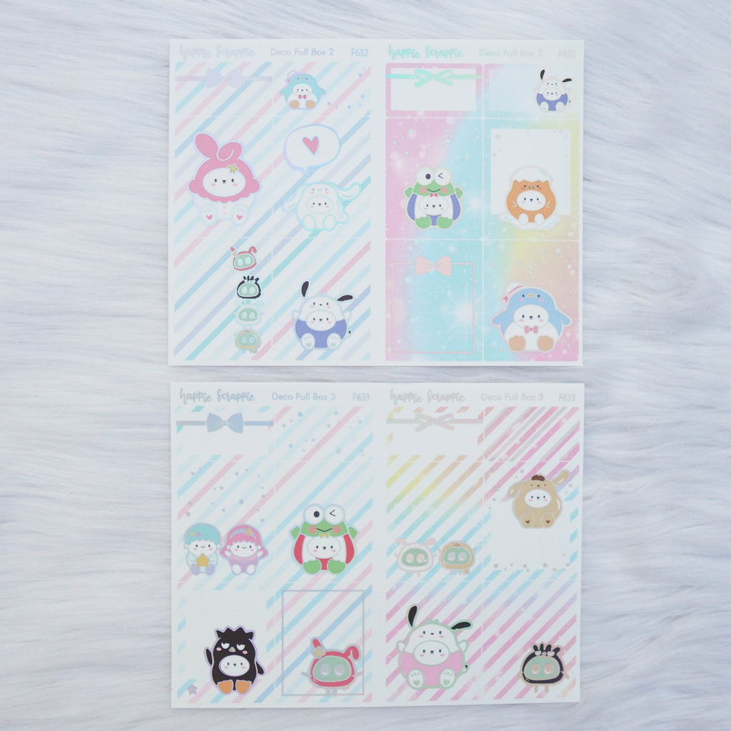 Sticker Kit - Cutie Patootie (3 Deco Full Boxes) - Foiled Stickers (F631 / F632 / F633)