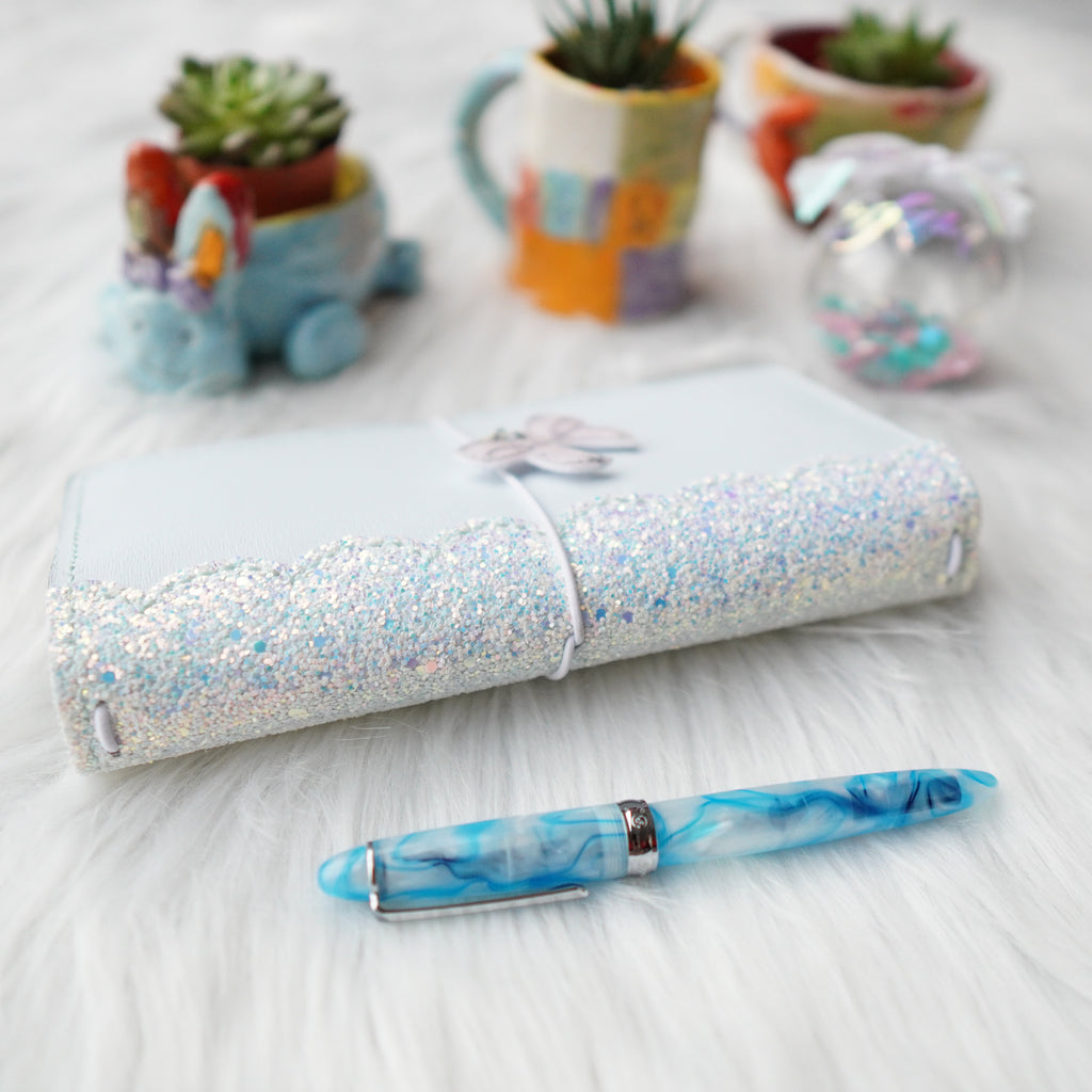 Pens : Pen BBS Icy Blue Fountain Pen