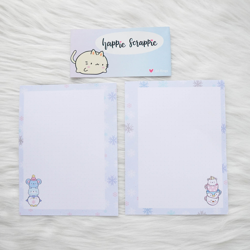 Disc / Rings Planner Inserts - Cozy Winter // Dotted