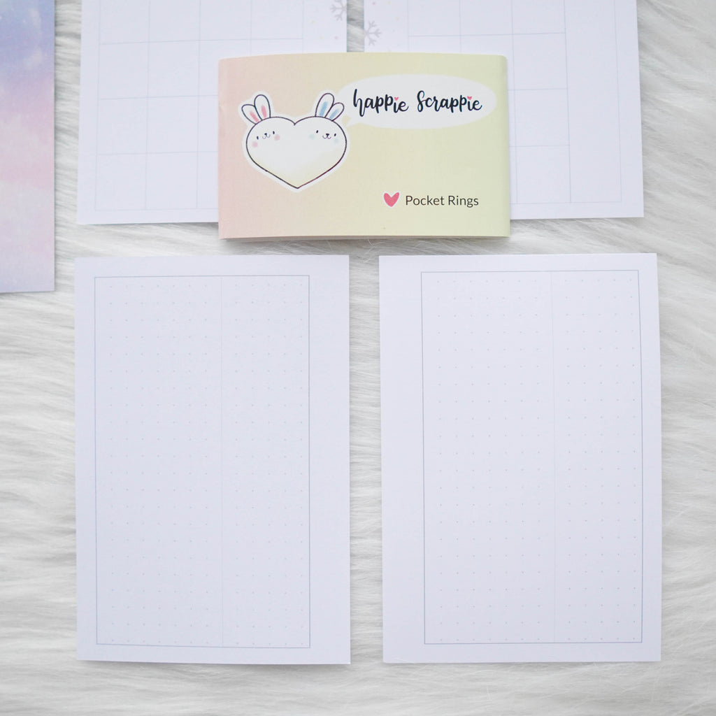 Disc / Rings Planner Inserts - Cozy Winter // Weekly (With Monthly View)
