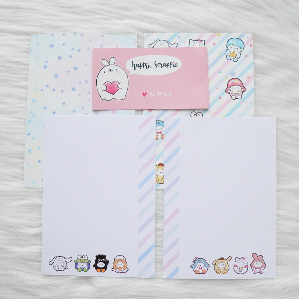 Disc / Rings Planner Inserts - Cutie Patootie // Dotted