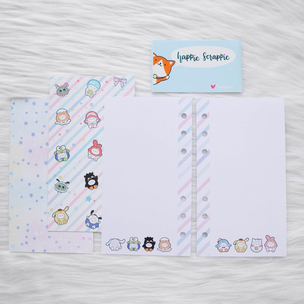 Disc / Rings Planner Inserts - Cutie Patootie // Dotted