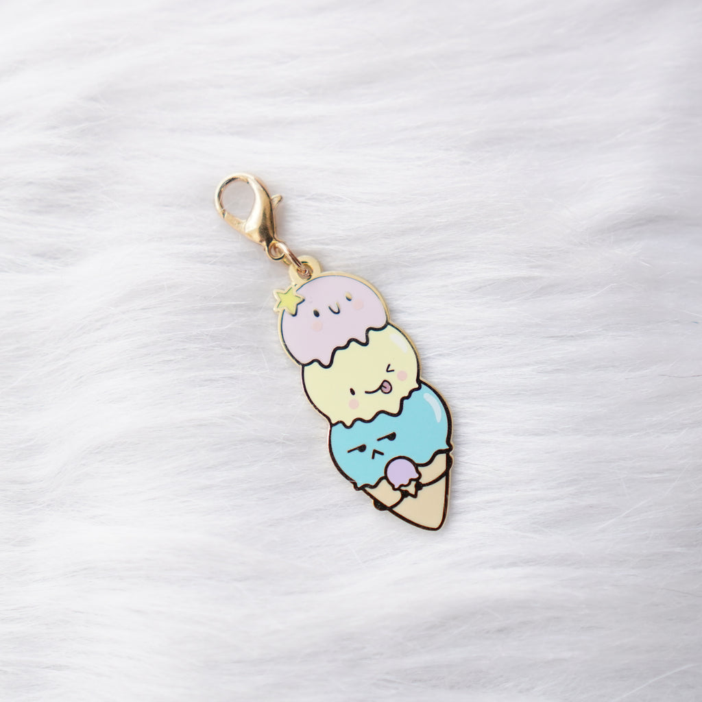 Dangling Charm : Stacked Ice Creams