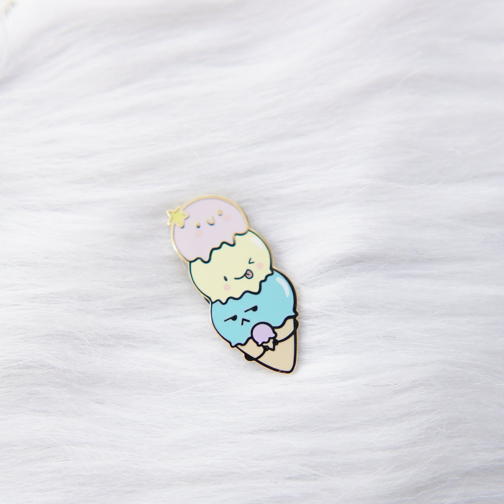 Pins :  Stacked Ice Creams