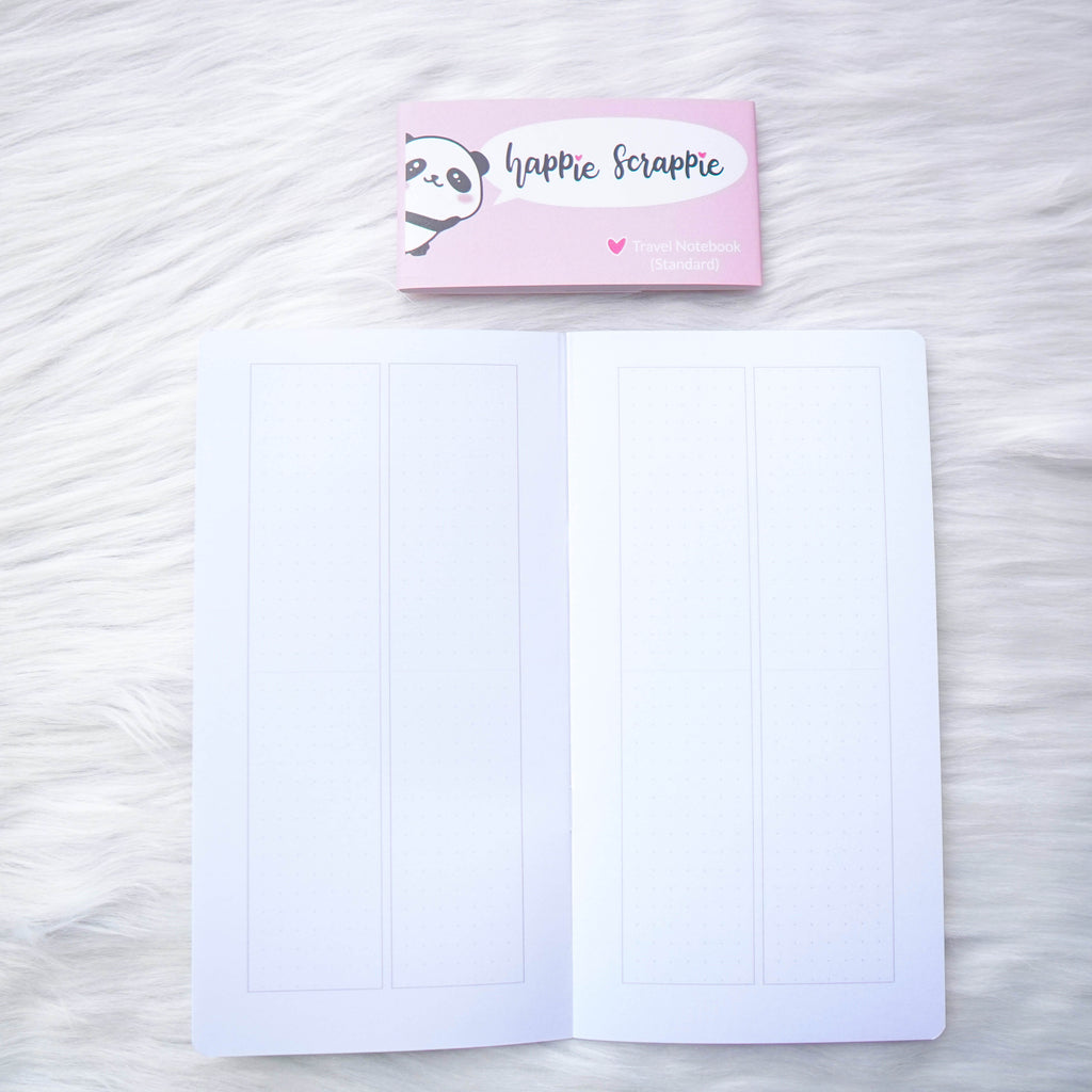 Travel Notebook (All Sizes) - Positivi-TEA // Weekly (With Monthly View)